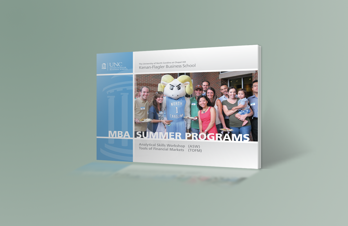 PRINT UNC Kenan-Flagler Business School MBA Summer Program Brochure