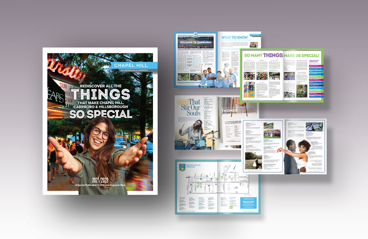 Chapel Hill/ Orange County Visitor Bureau "The Things That Make Us So Special" brochure
